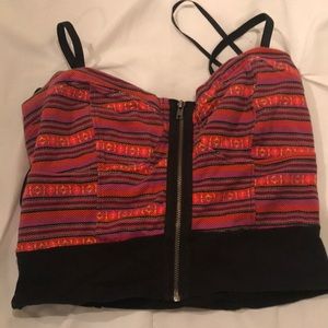 Material girl crop top